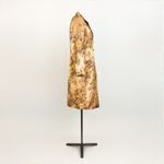 Vintage 80’s Chinese Patterned Satin Longline Jacket in Rose Gold | Size S/M Size M Photo 4