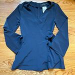 ASTR Faux Wrap Front Romper Navy blue size XS Photo 0