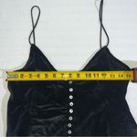 Intimately Free People Womens Velvet Grunge Whimsigoth Top Size XS Black Vamp Photo 4