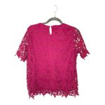 Philosophy Hot Pink Lace Blouse Small – Feminine Romantic Chic Classic Style Photo 1