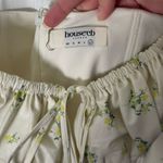 House Of CB Tallulah Ivory Floral Puff Sleeve Midi Dress XL Photo 7