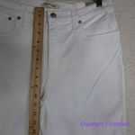 Madewell New! Tall Cali Demi-Boot Jeans in Pure White: Raw-Hem Edition, 30T Photo 5