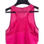 Nike  Dri Fit Barbie Pink Vented Racerback Activewear Curved Hem Tank Top M Photo 3