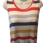 Lane Bryant Stretch Striped Maxi Tank Jersey Knit Dress 18/20 Beach Ruched Hem Photo 5