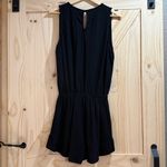 Bobi Revolve - - Black Sleeveless Drape Romper - M Photo 3