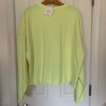 Wild Fable  Florescent Yellow “Miami” Sweatshirt Photo 7