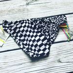 Hobie  Swimwear B&W Animal Printed Bikini Hipster M Photo 1