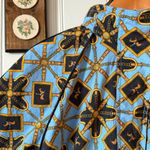 Vintage 90s Equestrian Horse Print Blue Swishy Track Jacket Size undefined Photo 3