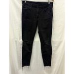 Mother Looker Ankle Fray in Guilty As Sin 31" As Seen On Kristen Stewart Black Photo 2