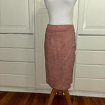 Lulu's Superpower Blush Suede Pencil Skirt Photo 1
