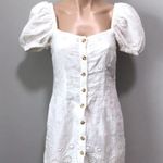 Majorelle  Johnny White Eyelet Mini Dress Puff Photo 1