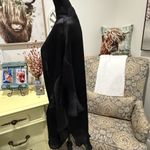 Victoria's Secret  Black Satin Robe Intimates Sleepwear Photo 3