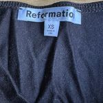 Reformation NWOT  Rylen Bodysuit in Black Photo 3
