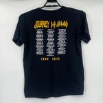 Gildan JOURNEY DEF LEPPPARD Band T-Shirt Sz Large Black Concert Tour Graphic Flag Photo 5