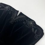 Escada Velvet Strapless Mini Dress Vintage 80s Black LBD Photo 6