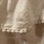 Faded Glory  White Ruffled Bib Collar Blouse Vintage Large Photo 2