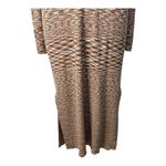 ASOS  Design Knitted Maxi Dress Space Dye Bodycon Knit Slit Women Size 14‎ Photo 5