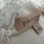 Philosophy 3/$30 🔥  White Lace Top Photo 3