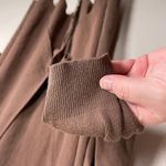 Stictch Drop Oversized Brown Tie Cardigan Size Extra Large Photo 2