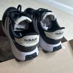 Adidas Run 70s Black and White Sneakers with Classic Stripes Photo 4