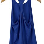 Nike  Pro Dri-FIT Training Women's Large Royal Blue Racerback Tank Slim Fit Gym Photo 7