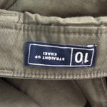 Gap  Pants Straight Up Khaki Olive Green Womens Size 10‎ Cropped Casual Trousers Photo 6