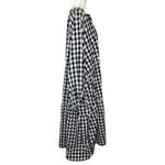 The Lullaby Club Maxi Avalon Smock Dress Black & White Gingham Size 3XL Photo 4