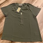 Michael Kors Micheal Kors army green blouse Photo 0