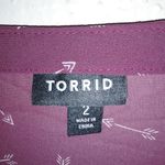 Torrid  2X Fushia Arrows Mini Dress Plus Photo 5