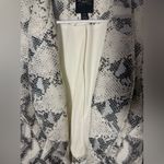 Thalia Sodi  Monochrome Snake Print Blazer Photo 2