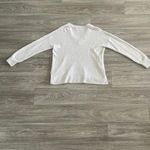 Madewell  Bartlett v-neck pullover gray sweater - large Photo 2