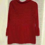 kim rogers Red cardigan sz Large bell sleeves big buttons very stylish Photo 7