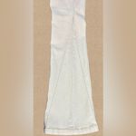 Cream Flare Jeans Panel Seam Boho Y2K Bell Bottom Denim Hippie Festival Sz 1/24 Photo 5