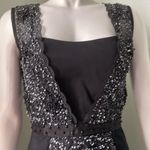 French Connection  black beaded cocktail dress size 2 Photo 4