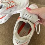 on cloud Cloudnova Void Sneaker in Undyed White & Flame ON Photo 4