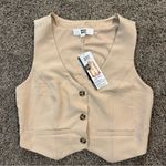 Elegant Tan Women's Shorts and Vest Set Size undefined Photo 5