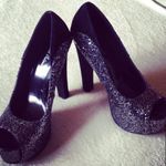 Michael Antonio Gorgeous Glittery Peep Toe Platforms | Heels | Pumps Photo 6