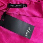 Nasty Gal NWT  Back At It Satin Crop Top Photo 5