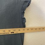 Adyson Parker  Linen Blend‎ Tiered Ruffle Pockets Mini Dress Green Size Small Photo 7