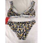 Jordan Emme  Floral‎ Bikini Swimsuit Ruffle Straps Two Piece Set S Photo 2