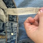 ZARA  High Rise Full Length Jeans Wide Leg Straight Distressed Ripped Knee Sz 2 Photo 6