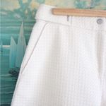 Guess NEW  Cream + Silver Tweed Shorts SZ L Photo 3