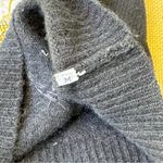 Vintage Raffia Angora Lambswool Cardigan Sweater Black Size M Photo 8