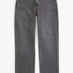 Ultra High Rise 90s Straight Jeans Black Photo 1