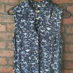 Christopher & Banks Lovely Blue Floral Prairie Long Dress 6 Photo 2