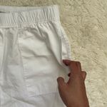 Aritzia Babaton Pants Heritage Poplin Mid-Rise Wide-Leg Elastic Waist White S Photo 6