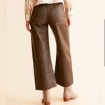 Free People Misha Faux Leather Jeans In Rusty/Brown NWT $128 Photo 2