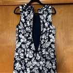 Talbots  Blue & White Mixed Fruit Textured Shift Mini Dress Size 8 Photo 10