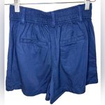 Madewell ‎ The Neale Short in Drapeweave Deep Indigo Size 00 EUC Photo 2