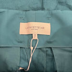 Lafayette 148  Womens Shorts 2 NWT $375 Linen Deep Lagoon Blue Belted‎ Bermuda Photo 3